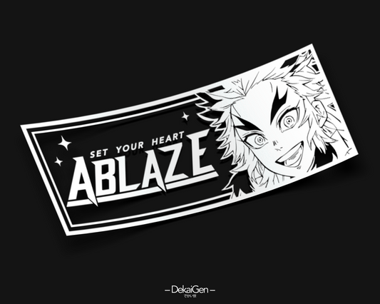 Set Your Heart Ablaze Decal