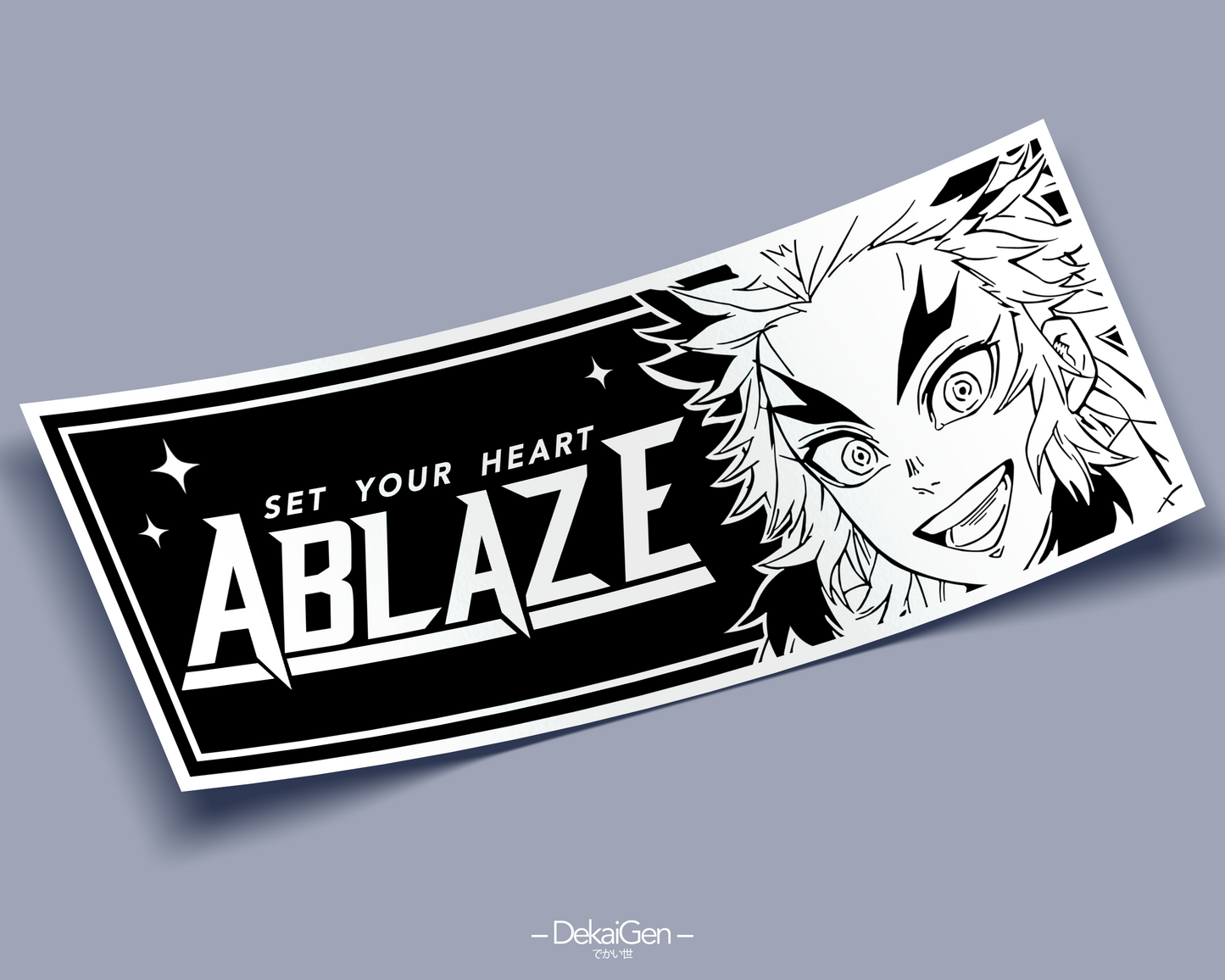Set Your Heart Ablaze Decal