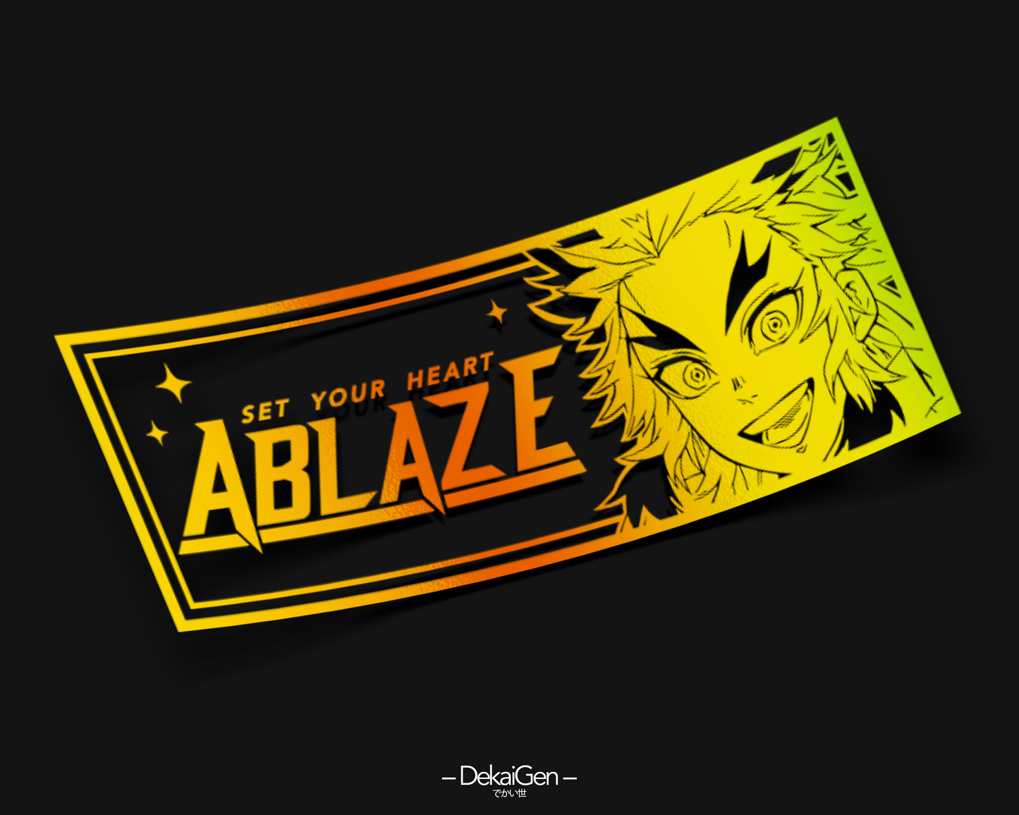Set Your Heart Ablaze Decal