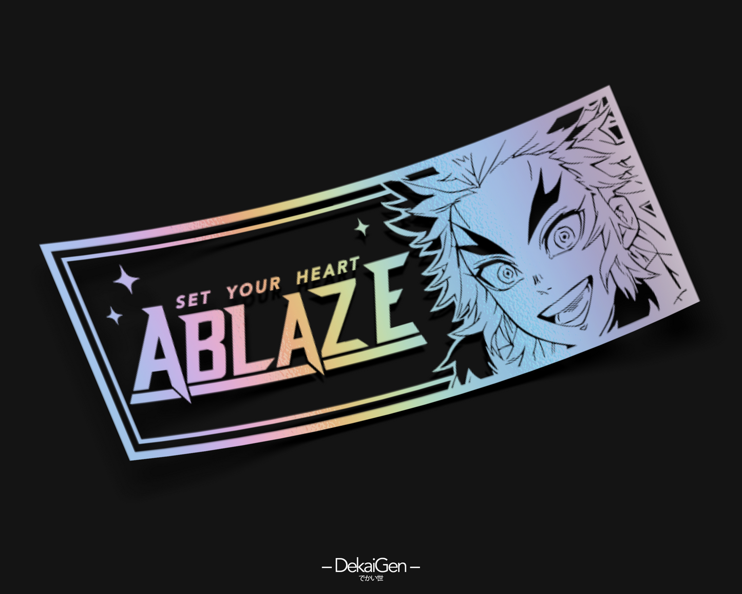 Set Your Heart Ablaze Decal
