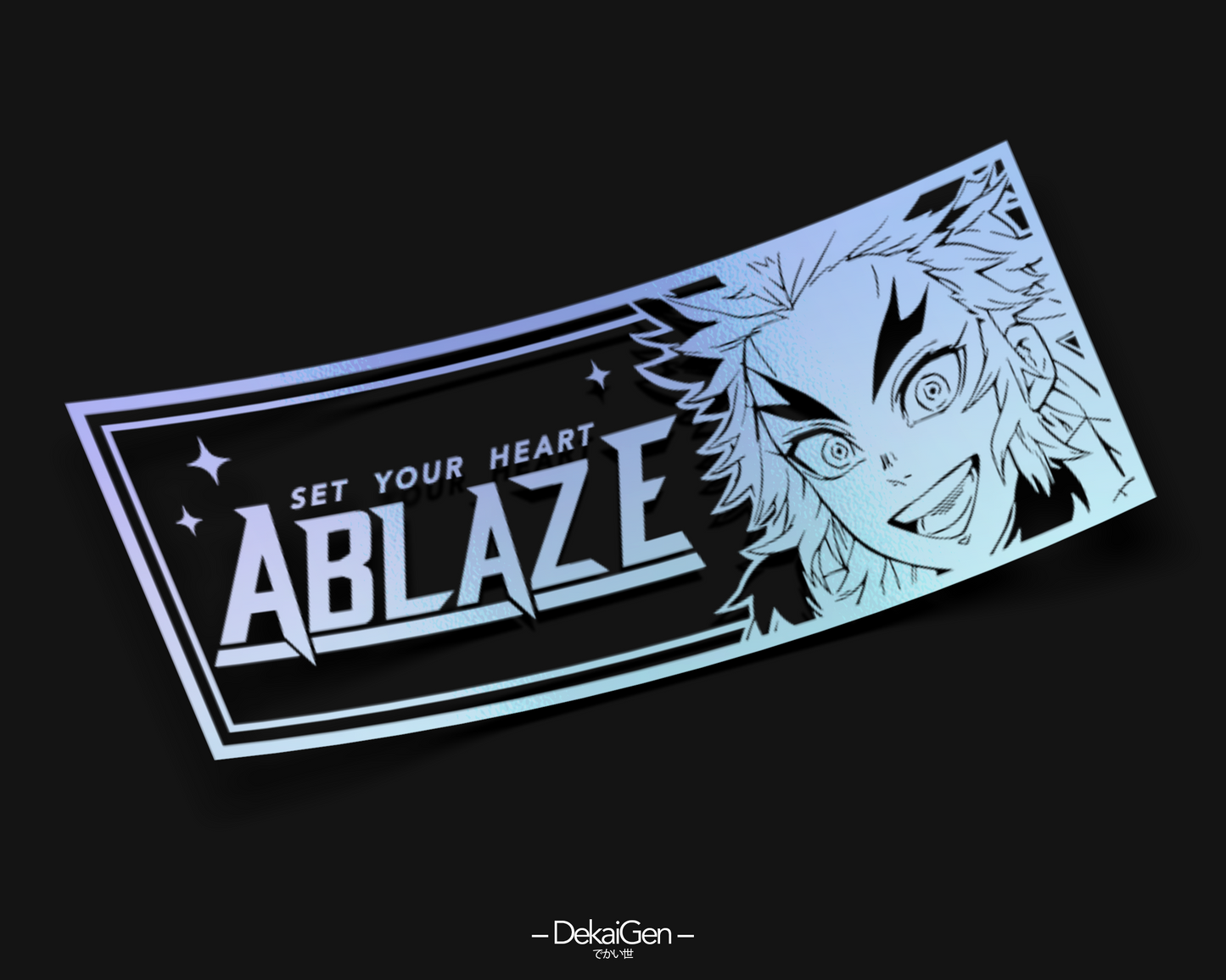 Set Your Heart Ablaze Decal