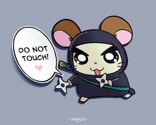 DO NOT TOUCH! Ninja Sticker